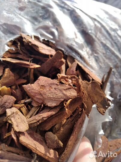 Кора лиственницы, фр. 6-10 см, 60л