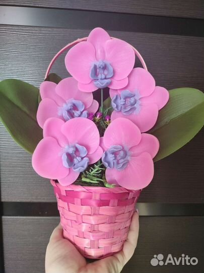 Букеты из мыла, корзины из сувенирного мыла