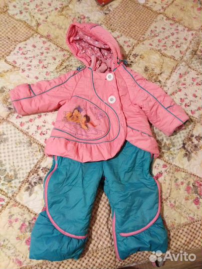 Комбинезон зимний 80 - 86 для девочки