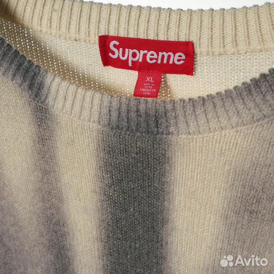 Серый Свитер Supreme Blurred