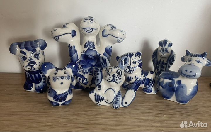 Фигурки гжель