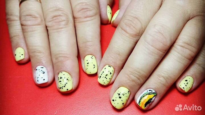 Наращивание ногтей, гель-лак, педикюр