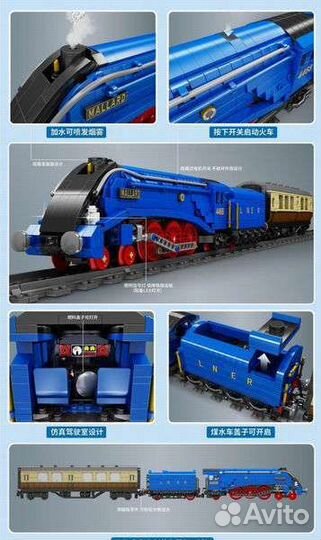 Конструктор Тихоокеанский поезд класса A4 на р/у