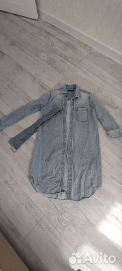 Джинсовая платье- рубашка Reserved