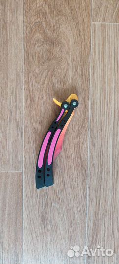 Деревянный нож Бабочка VozWooden Градиент