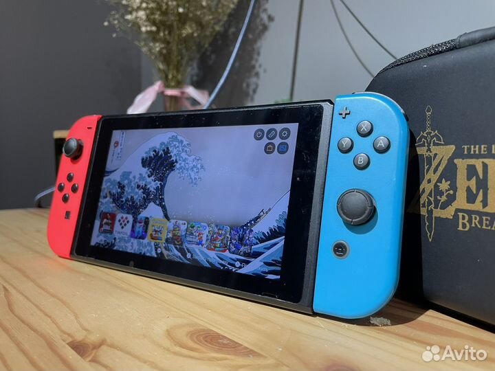 Nintendo switch / прошитая / игры / чехол
