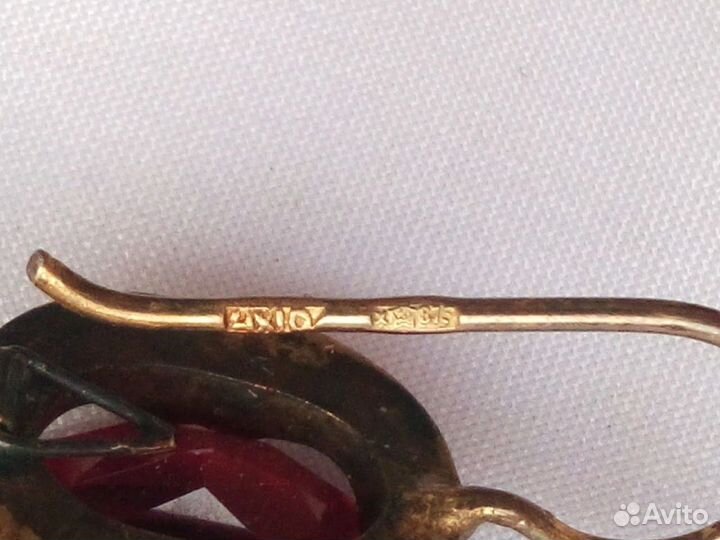 Винтажные серьги серебро