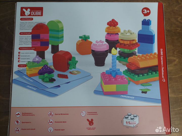 Конструктор lego duplo аналог в ассортименте Новый
