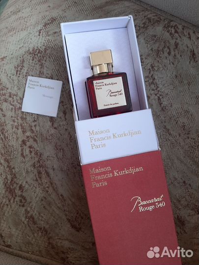 Парфюмерия, духи баккарат