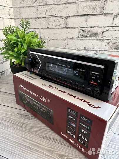 Магнитола 1 din pioneer с bluetooth