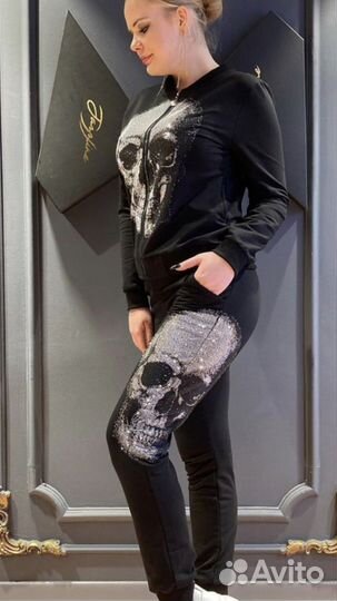 Спортивный костюм philipp plein с черепом турция