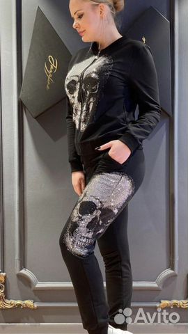Спортивный костюм philipp plein с черепом турция