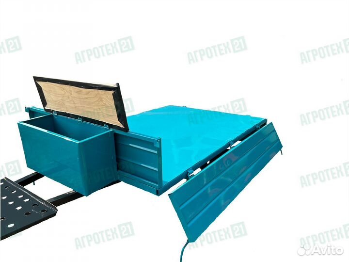 Тележка для мотоблока тм-650 кг-2 двухместная