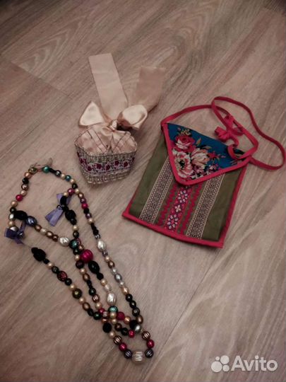 Сумка-карман к костюму для народных танцев