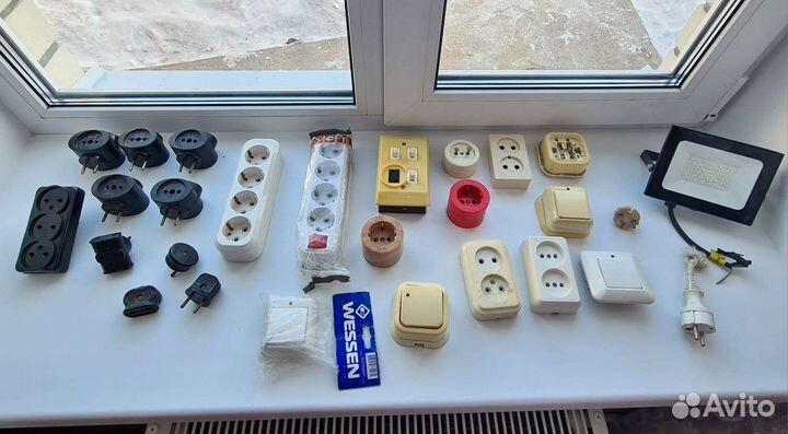 Розетки,выключатели и электропатроны СССР