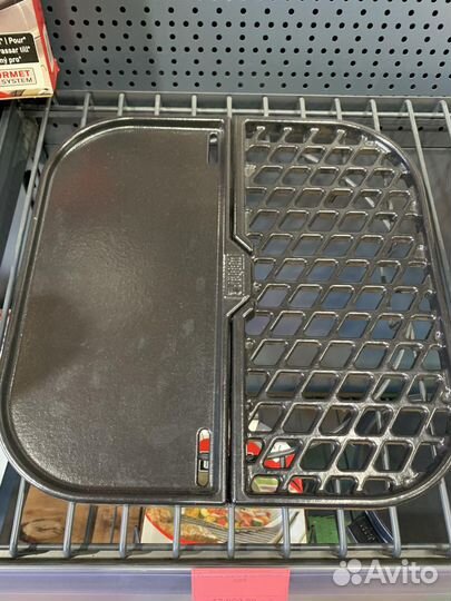 Чугунные решетка и противень GBS Weber