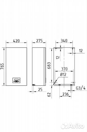 Электрический котел эван эксперт 12квт