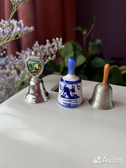 Сувенирные колокольчики коллекционные