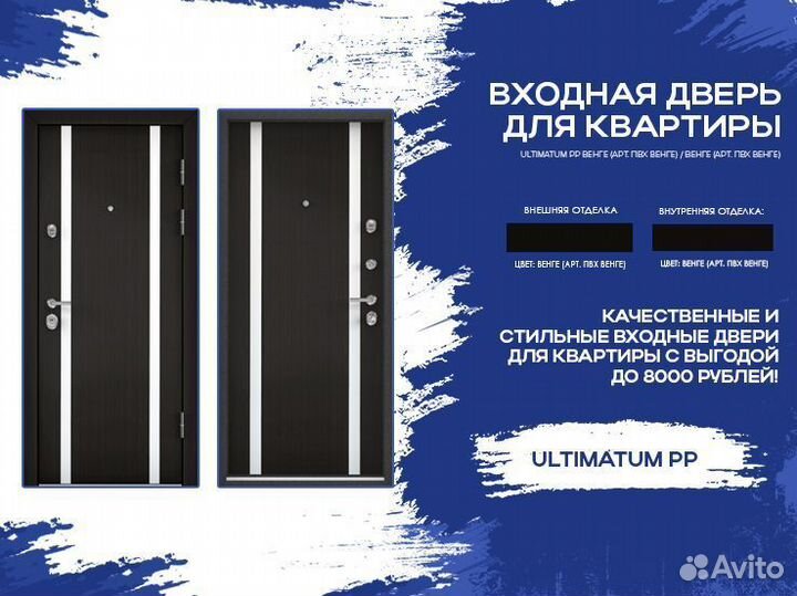 Металлические двери новые