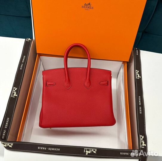 Сумка Hermes birkin 25 красная