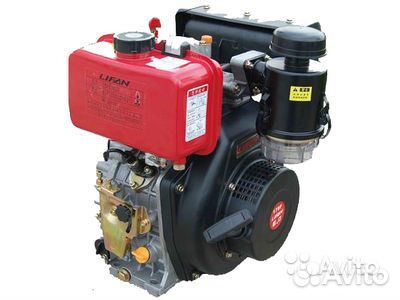 Двигатель Lifan Diesel 188FD D25, 6A