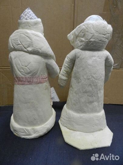 Дед мороз Снегурочка 32 см СССР