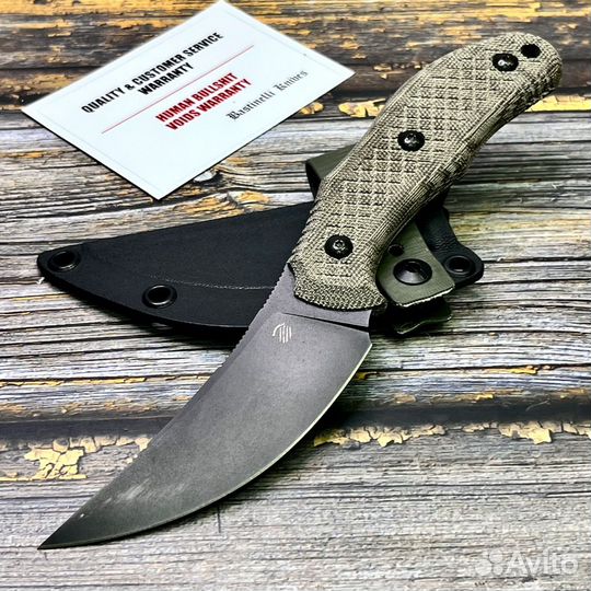 Нож Bastinelli Creations BAS233G Chopper, M390 Bla