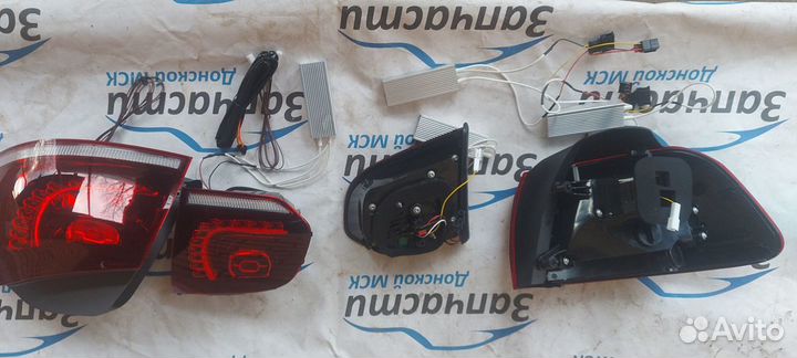 Задние фонари volkswagen golf 6 LED