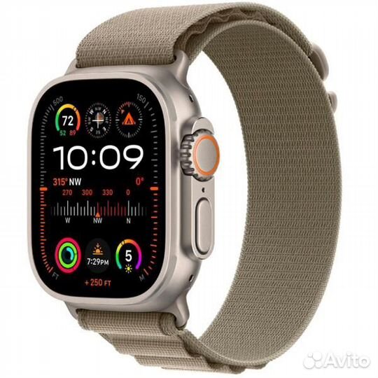 Apple Watch Ultra 2, 49мм, корпус из титана, ре