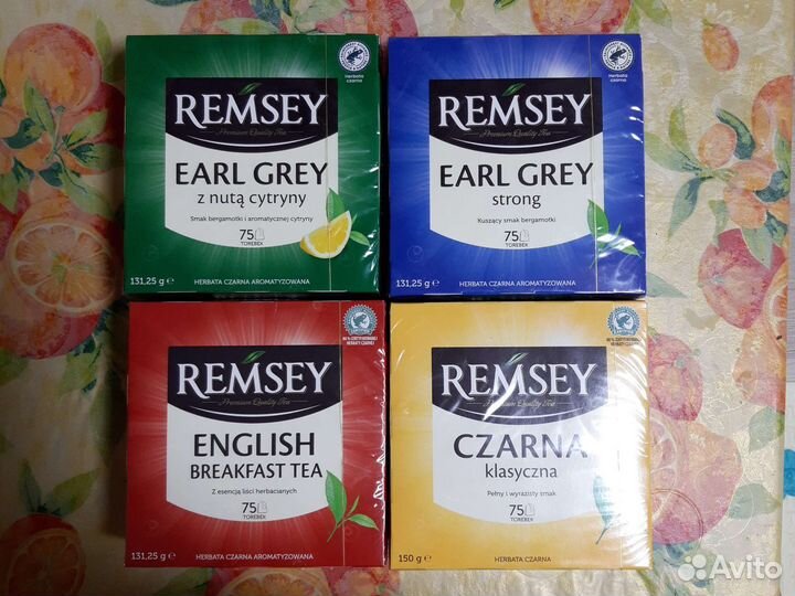 Чай remsey 75 пак
