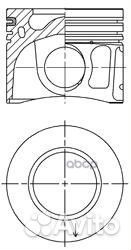 Поршень peugeot 86 41072600 kolbenschmidt