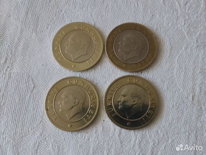 Монеты Турции обмен