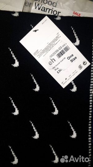 Шарф nike swoosh оригинальный