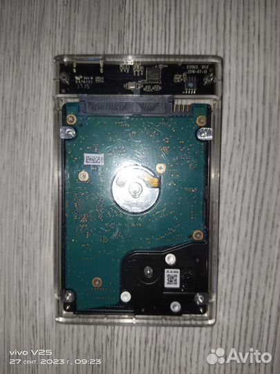 Внешний HDD 500 гб Toshiba в корпусе Orico 2,5