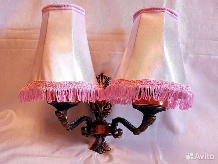 Бра латунный