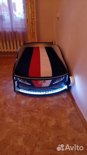 Серия Ламба с подъемным матрасом синяя