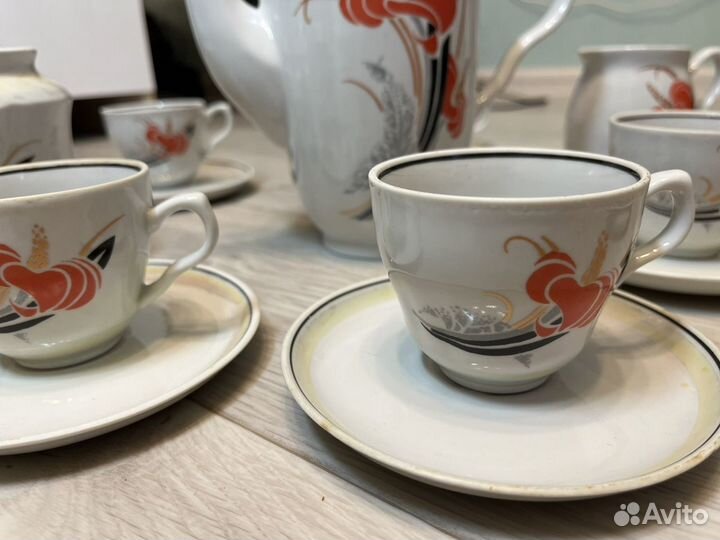 Кофейный сервиз времен СССР - Барановка