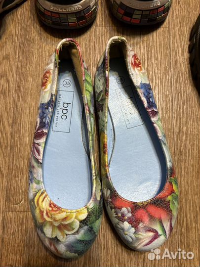 Балетки кожаные 35 bpc