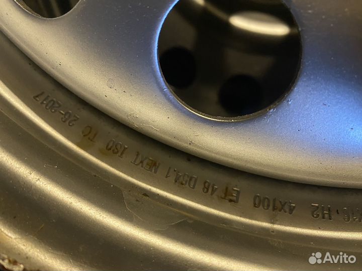 Р16 4/100 на kia hyundai диски