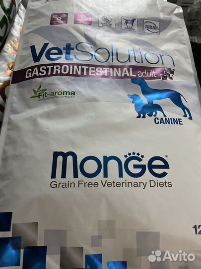 Корм для собак Monge/Монж Лечебные корма 12 кг