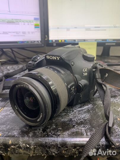 Зеркальный фотоаппарат sony alpha 58 slt-a58k