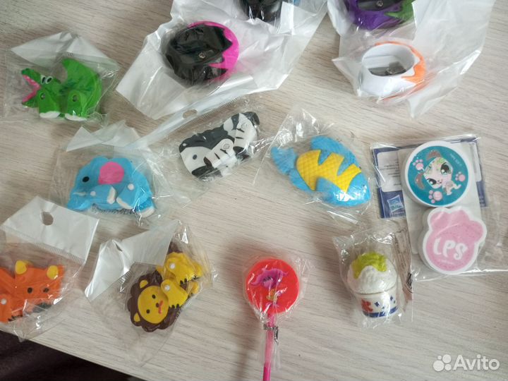 Ластики, точилки