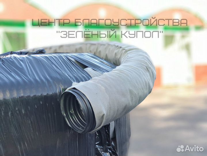 Труба дренажная 110 в фильтре с перф