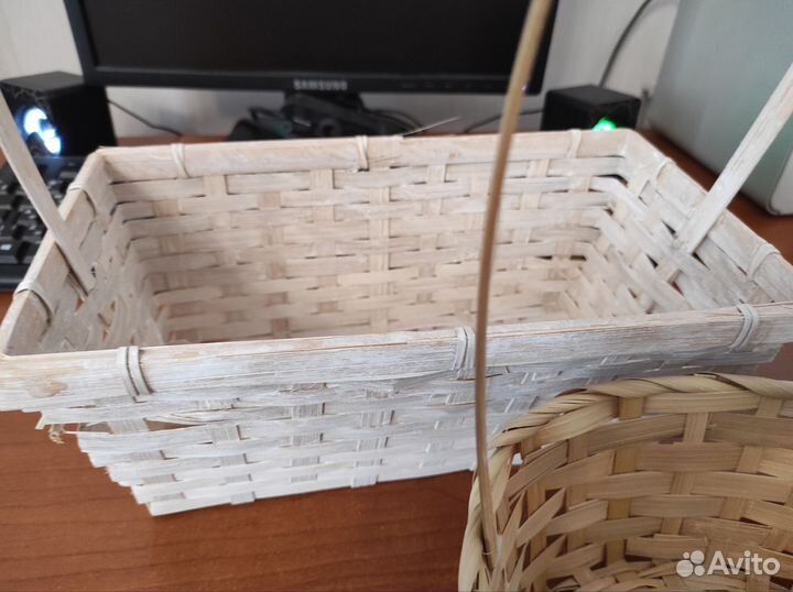 Корзина плетеная