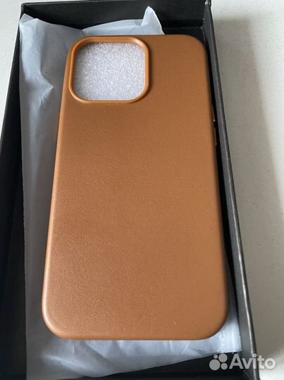 iPhone 13 pro Leather case чехол