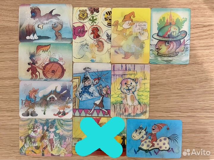 Стерео календарики переливные СССР