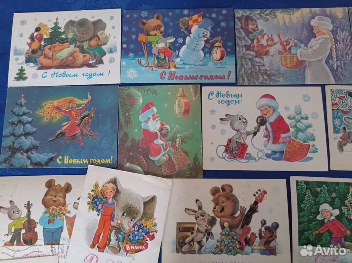 Открытки подписанные СССР Зарубин