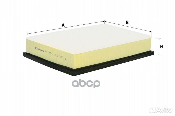 Фильтр воздушный Toyota Land Cruiser 4.0 V6 an1154