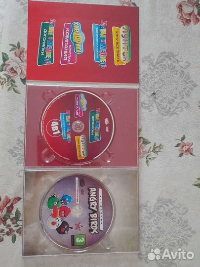Продам диски с игрой,с мультиками