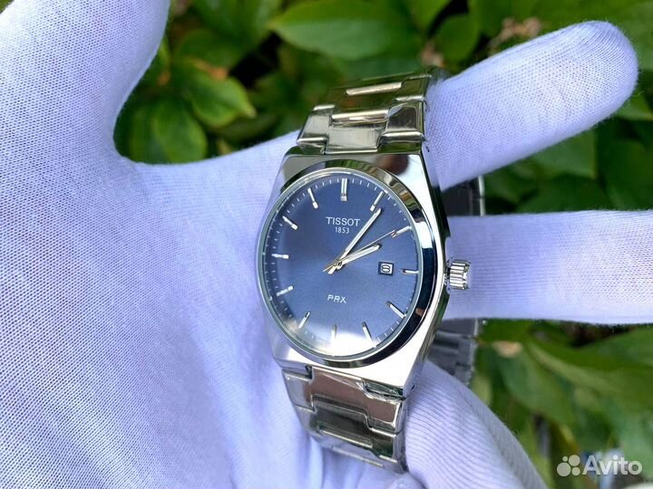 Мужские наручные часы Tissot PRX blue